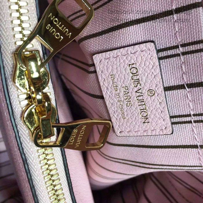 Louis Vuitton Monogram Empreinte Montaigne BB Pink M41053