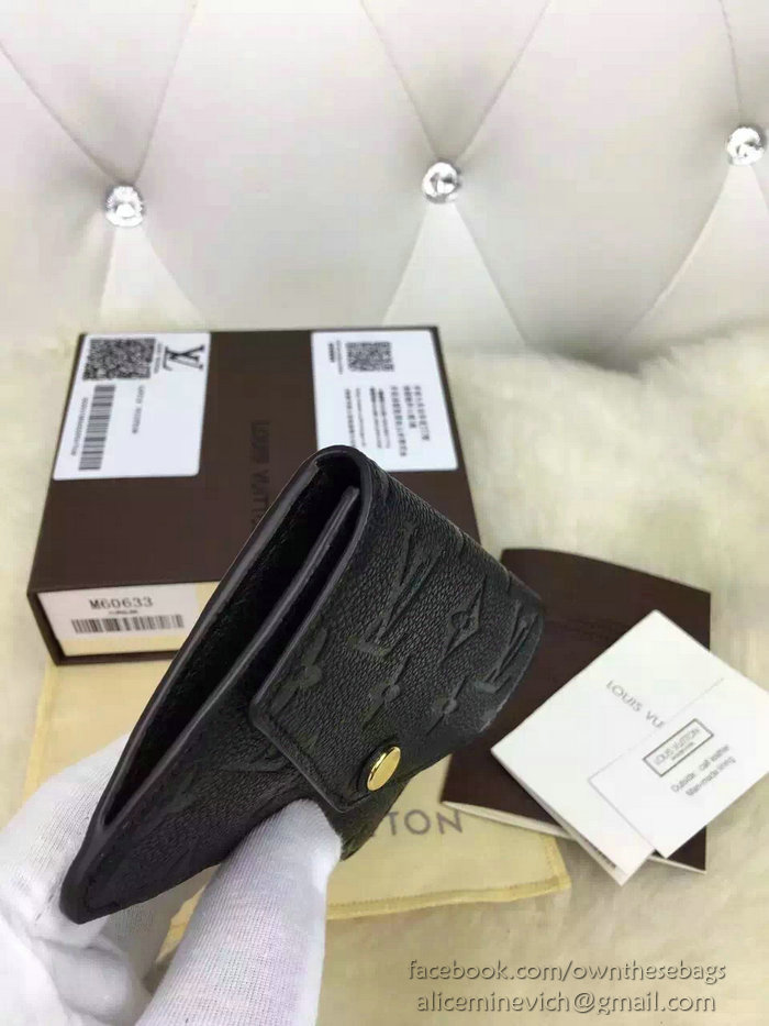Louis Vuitton Monogram Empreinte Key Pouch Noir M60633
