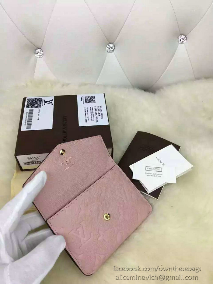 Louis Vuitton Monogram Empreinte Key Pouch Pink M60633