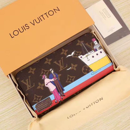 Louis Vuitton Monogram Canvas Zippy Wallet M62135