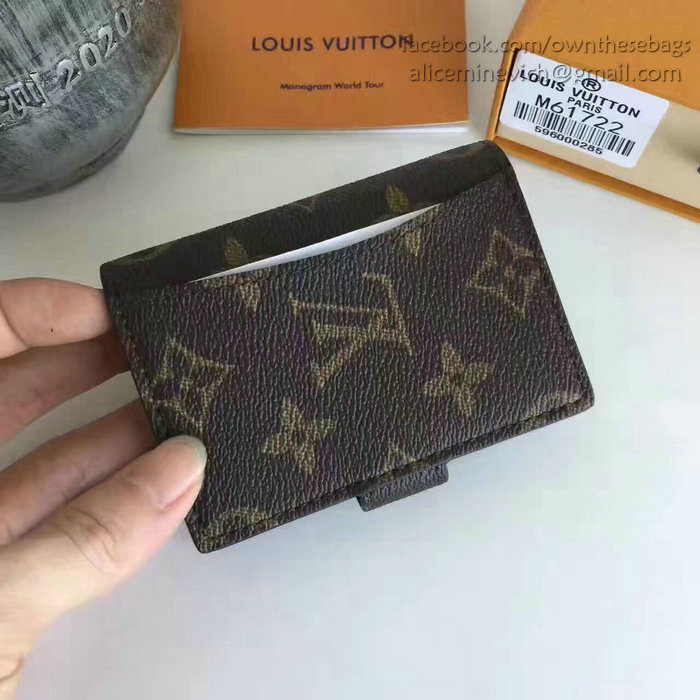 Louis Vuitton Monogram Canvas Business Card Holder M61722