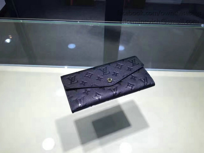 Louis Vuitton Monogram Empreinte Wallet Noir M60565