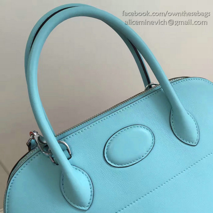 Hermes Bolide 31 Bag in Light Blue Swift Leather HB3101