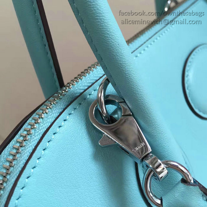 Hermes Bolide 31 Bag in Light Blue Swift Leather HB3101