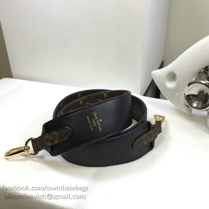 Louis Vuitton Bandouliere Monogram Shoulder Strap Black J02287