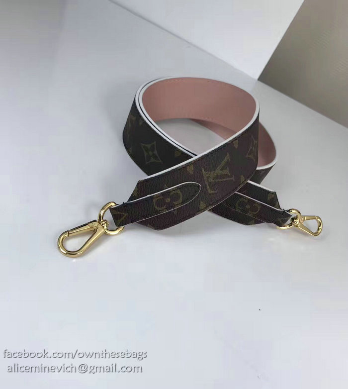 Louis Vuitton Bandouliere Monogram Shoulder Strap Pink J02287