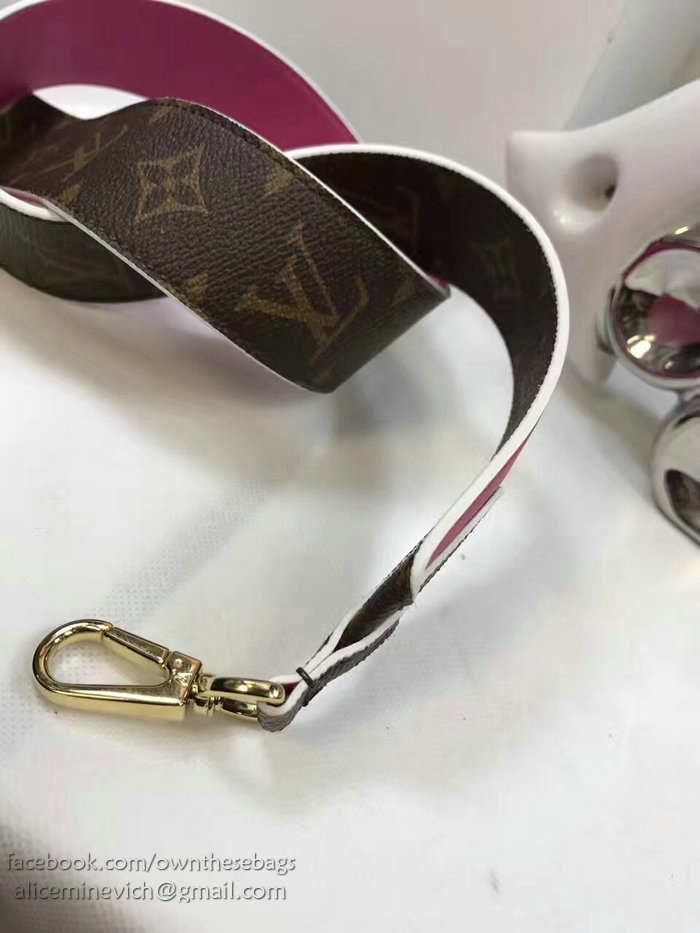 Louis Vuitton Bandouliere Monogram Shoulder Strap Rose J02287