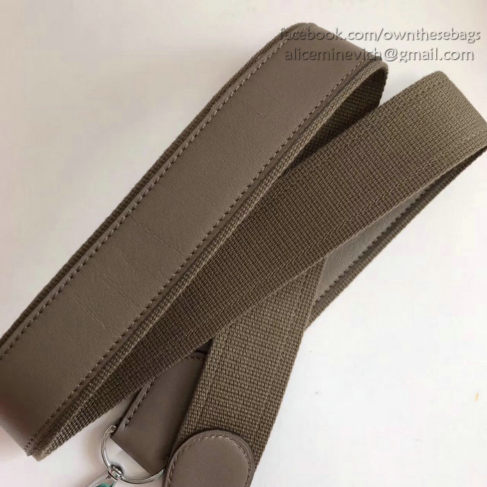 Hermes Berline Bag in Grey Swift Leather H90081
