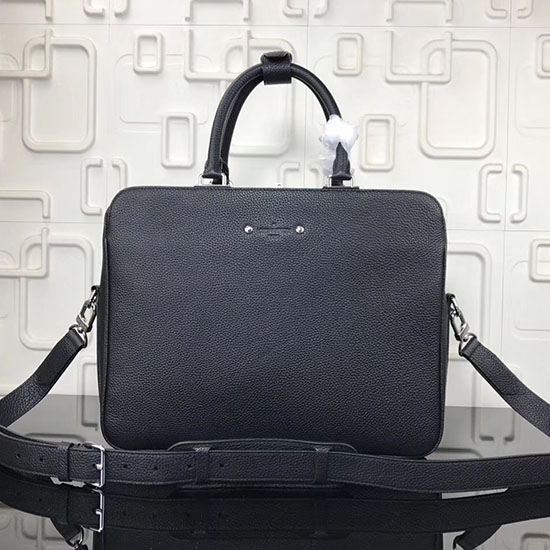 Louis Vuitton Taurillon Leather Armand Briefcase Noir M42680