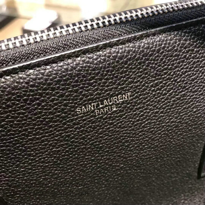 Saint Laurent Sac De Jour Souple 36 Duffle Bag in Moroder Leather 491714