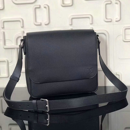Louis Vuitton Taiga Leather Roman PM Ardoise M30619
