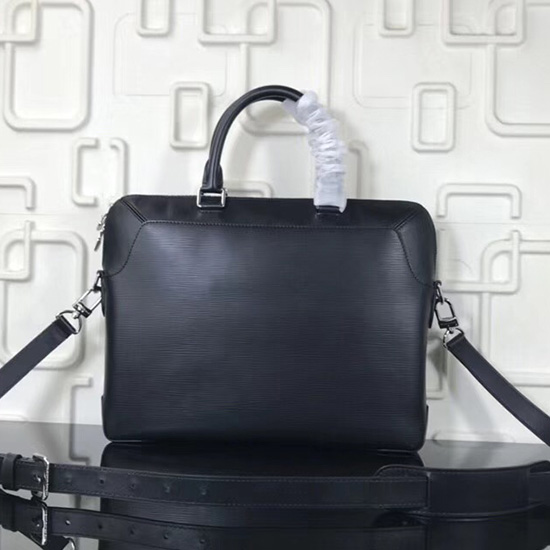 Louis Vuitton Epi Leather Oliver Briefcase Noir M51689