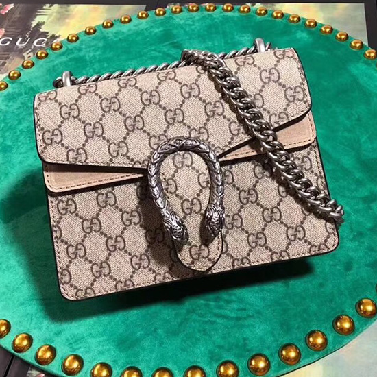 Gucci Dionysus GG Supreme Mini Bag Beige 421970