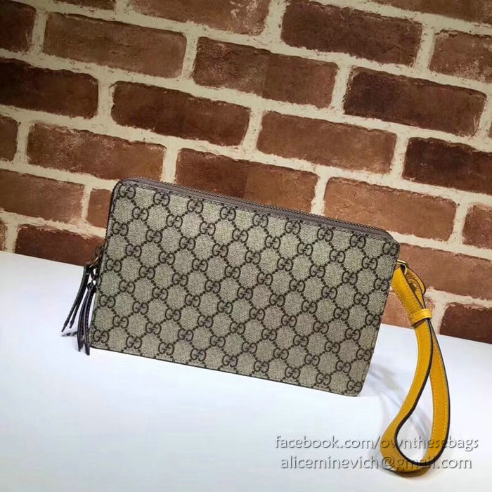 Gucci GG Supreme Clutch Bag 523548