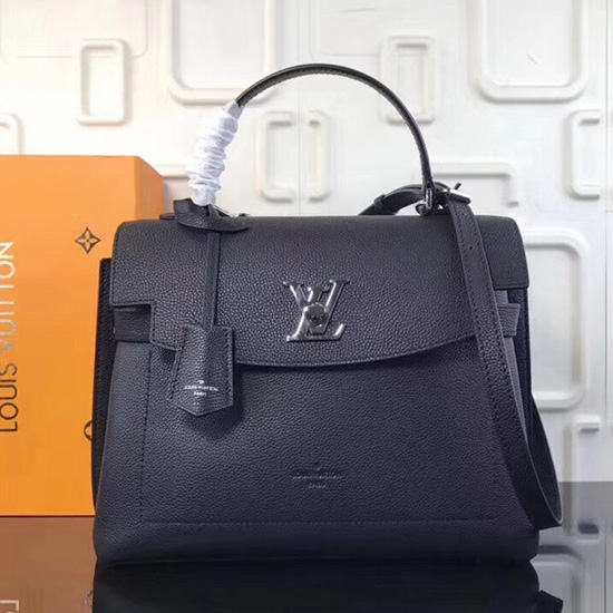 Louis Vuitton Soft Calfskin Lockme Ever Noir M51395