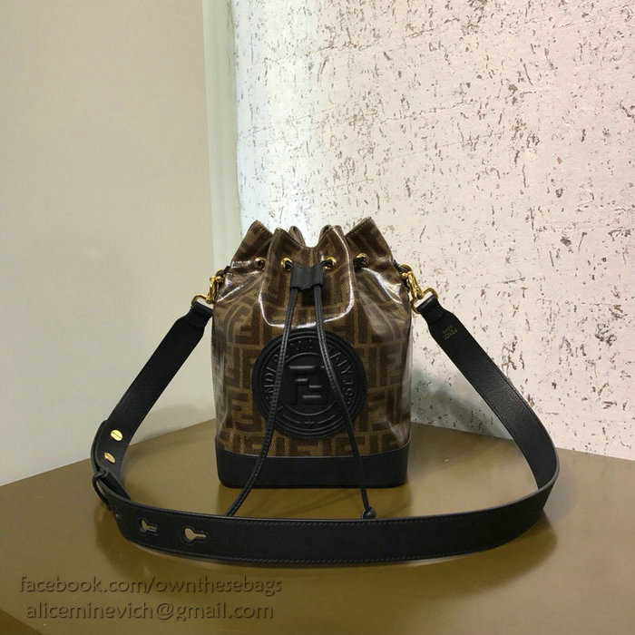 Fendi Mon Tresor Bucket Bag Black F80261