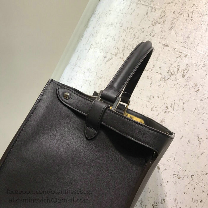 Fendi Soft Calfskin Peekaboo X-LITE Bag Black F83042