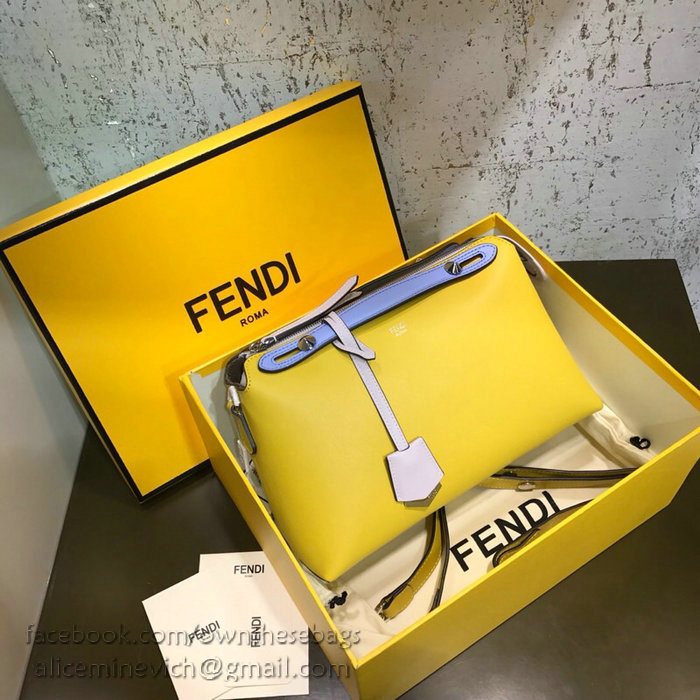 Fendi By The Way Regular Boston Bag Yellow F81491