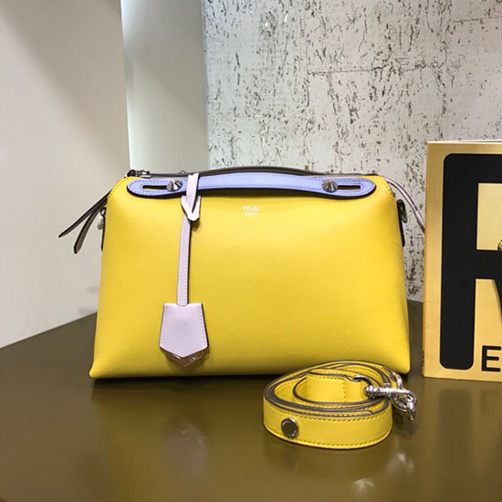 Fendi By The Way Regular Boston Bag Yellow F81491