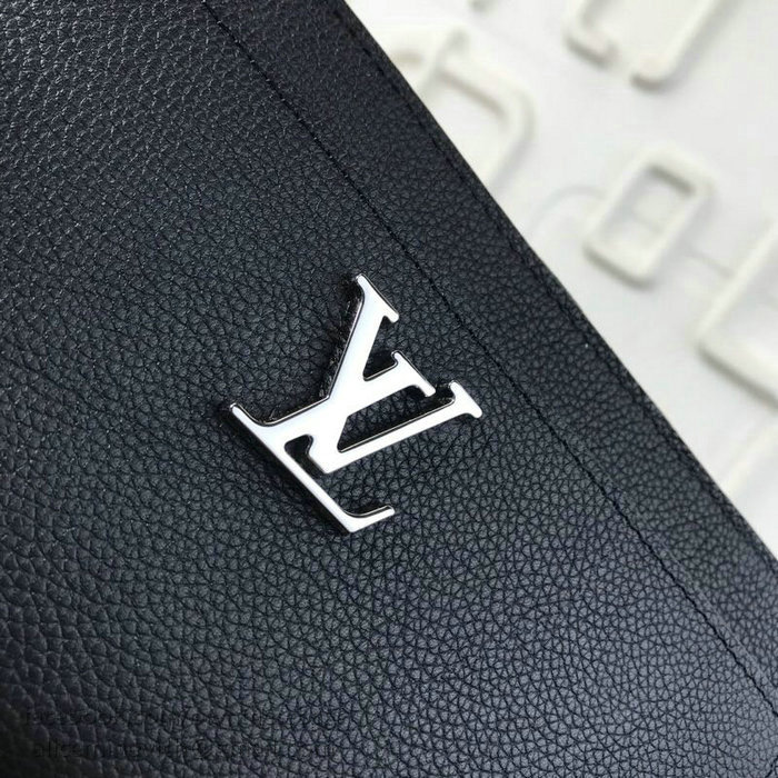 Louis Vuitton Zippy Lockme Noir M63816