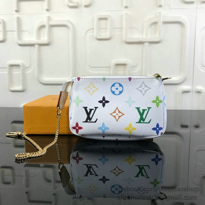 Louis Vuitton Monogram Multicolore Mini Pochette Accessoires M58009