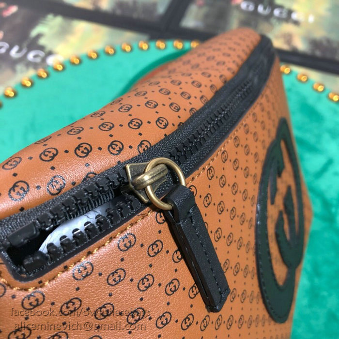 Gucci Gucci-Dapper Dan Belt Bag Brown 536416