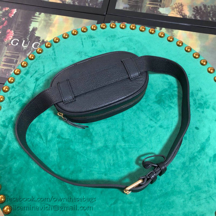 Gucci Leather Belt Bag Black 476434