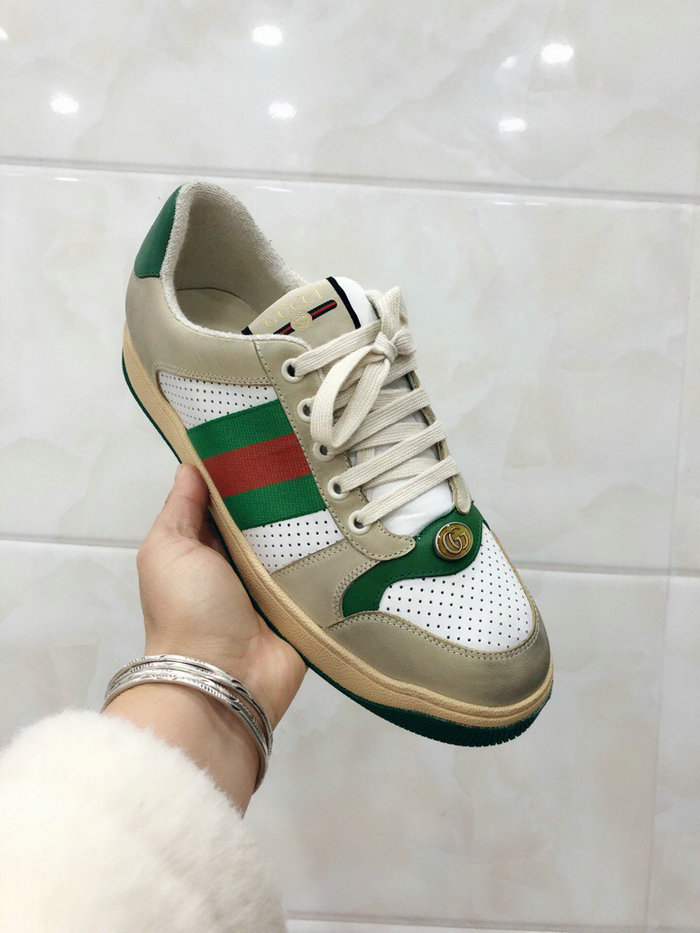 Gucci Screener leather sneaker Green 570442
