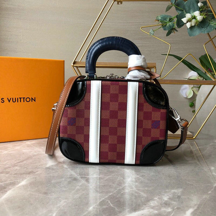 Louis Vuitton Damier Canvas Mini Luggage Red M44582