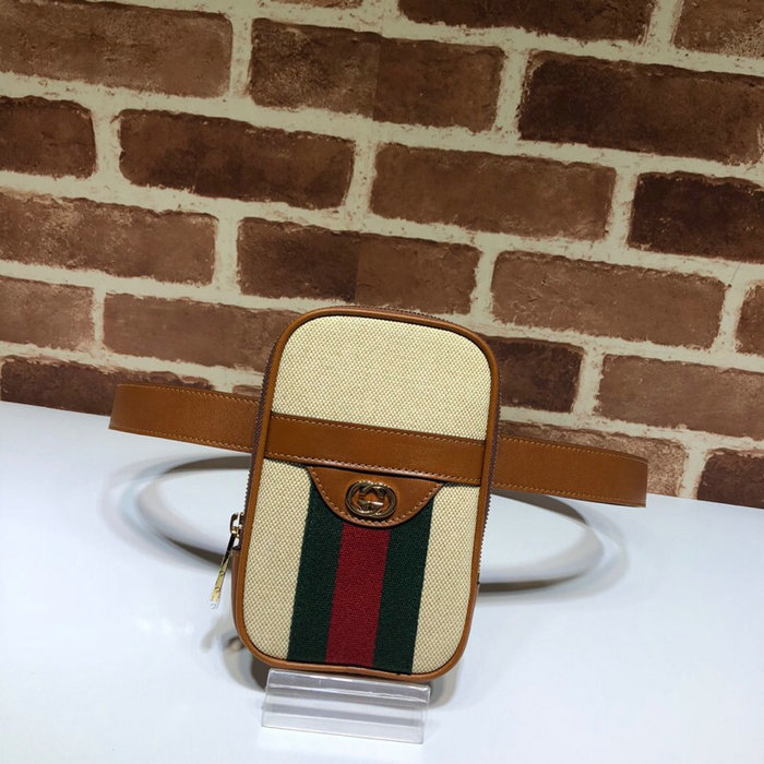 Gucci Vintage Canvas Belted Iphone Case Beige 581519