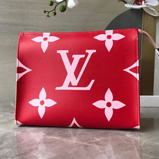 Louis Vuitton Toiletry Pouch 26 Red M47542