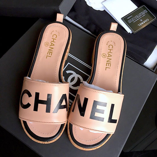 Chanel Lambskin Mules Pink G34876