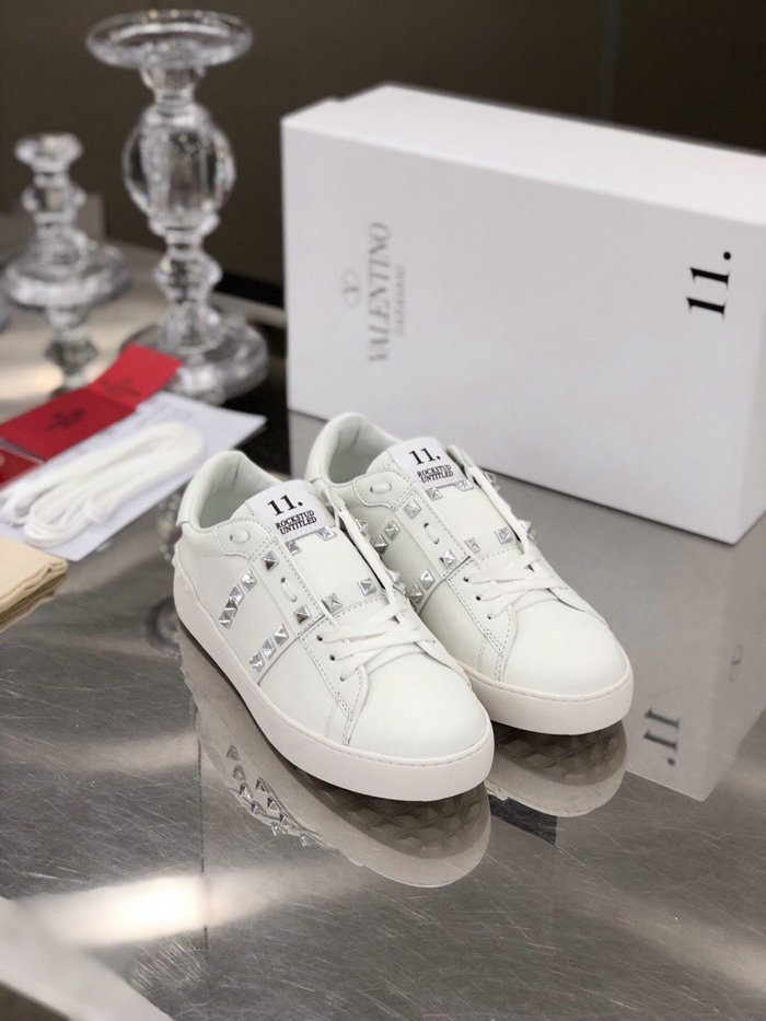 Valentino Garavani Rockstud Leather Sneakers White VS18064