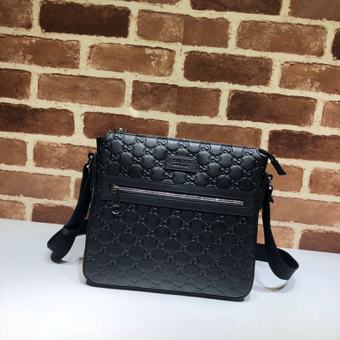Gucci GG Leather Messenger Bag 406410