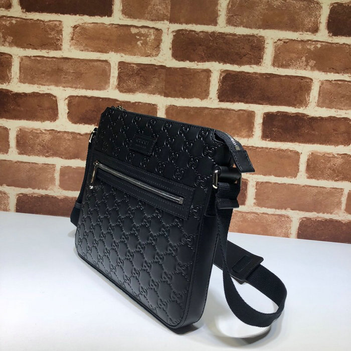 Gucci GG Leather Messenger Bag 406410