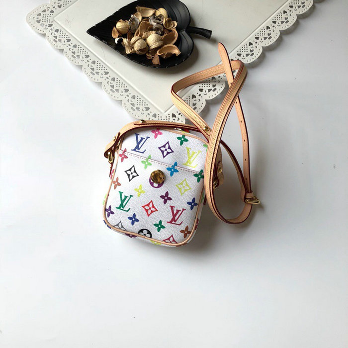 Louis Vuitton Monogram Multicolor Rift Bag White M40055