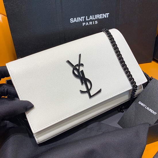 Saint Laurent Kate Small Bag White 469390