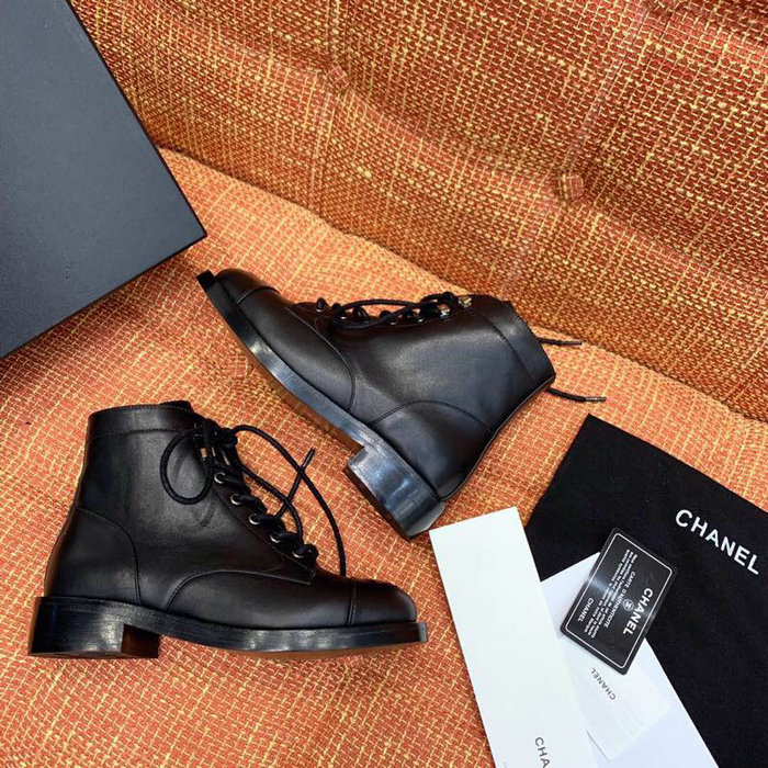 Chanel Calfskin Boots Black CS14086