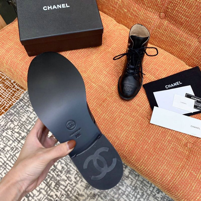 Chanel Calfskin Boots Black CS14086