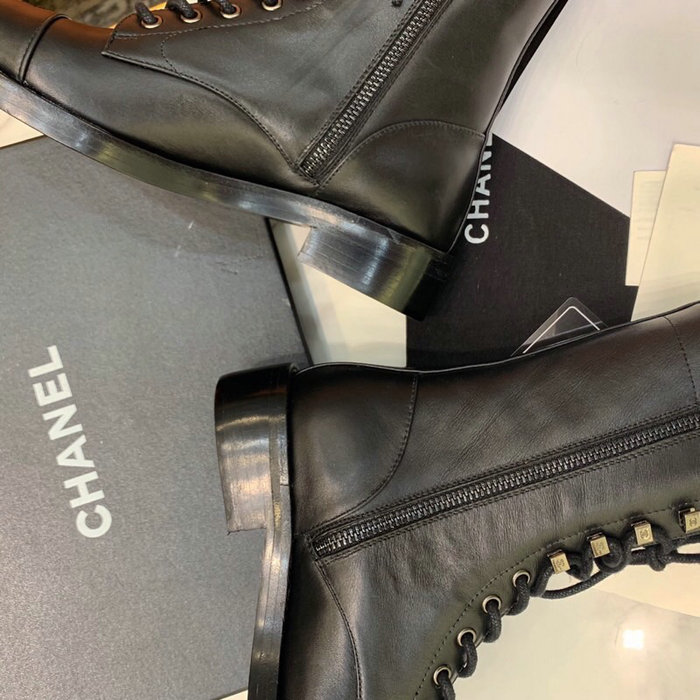 Chanel Calfskin Boots Black CS14087