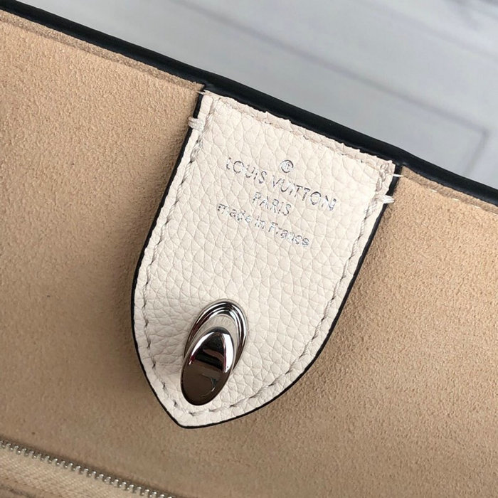 Louis Vuitton Soft Calfskin Lockme Go Cream M55028
