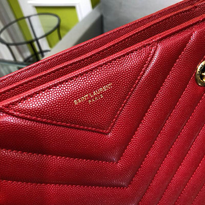 Saint Laurent Tribeca Small Shopping Bag Red 568865