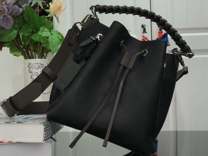 Louis Vuitton Mahina Leather Muria Black M55801