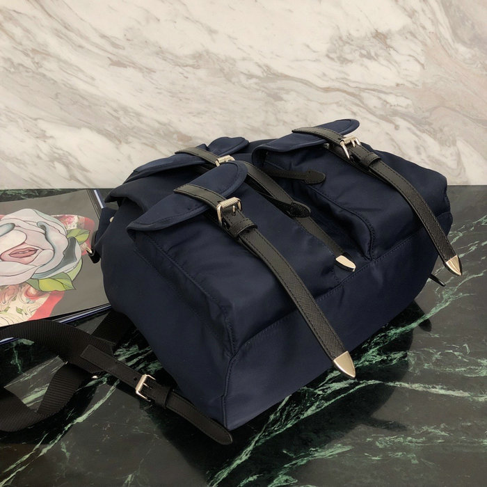 Prada Nylon Backpack Blue 1BZ063