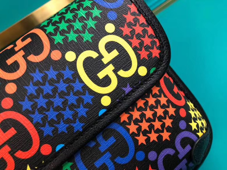 Gucci GG Psychedelic Belt Bag Black 598113