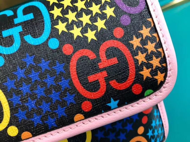 Gucci GG Psychedelic Belt Bag Pink 598113