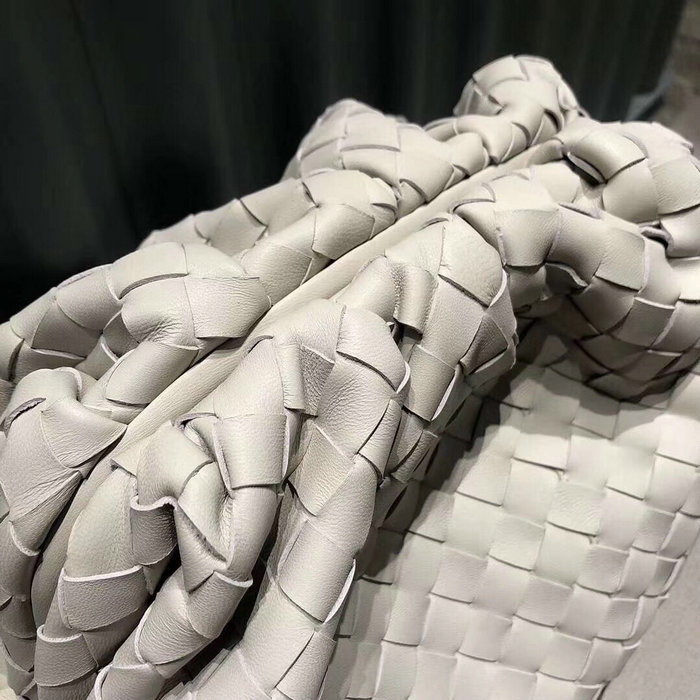 Bottega Veneta Woven Leather The Pouch White 576175