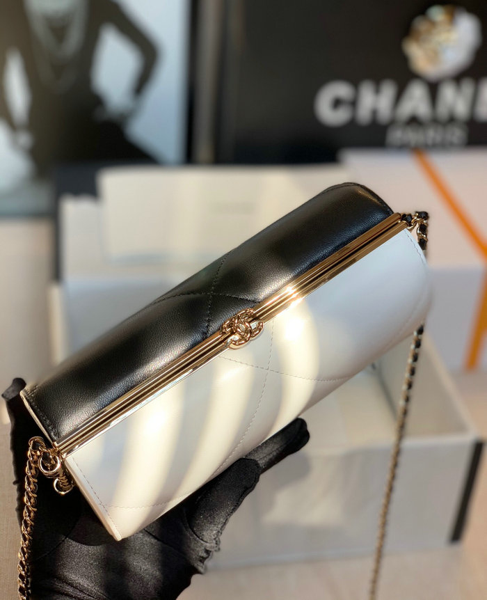 Chanel Lambskin Clutch Bag A13102