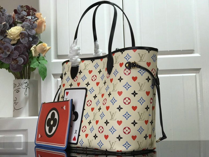 Louis Vuitton Game On Neverfull MM Tote Bag M57462