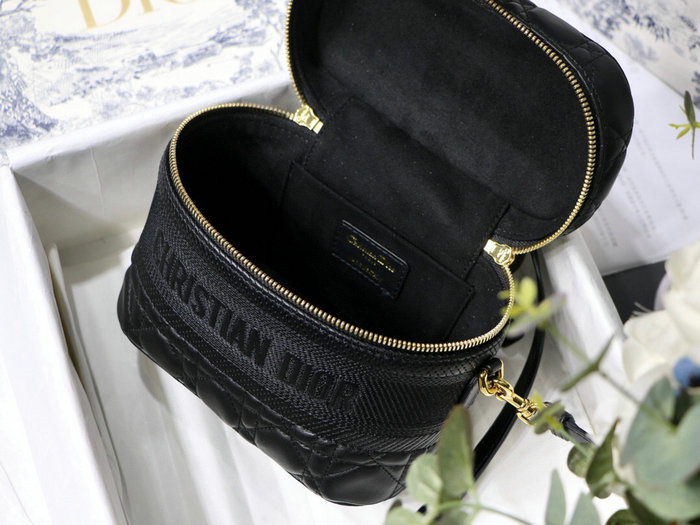 Dior Small Diortravel Vanity Case Black S5488